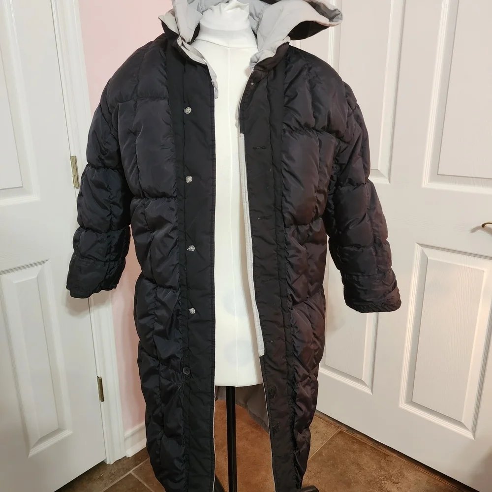 Women's Gray Hooded Coat